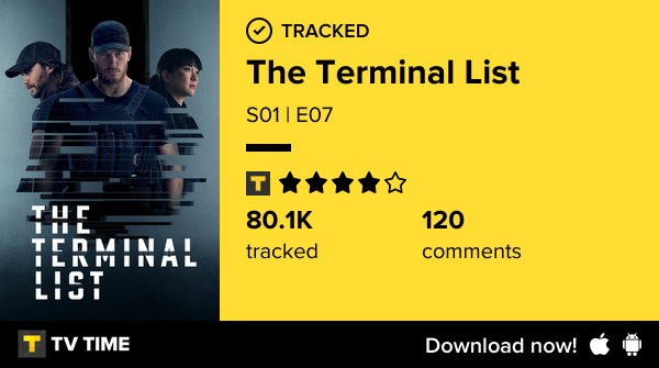 Je regarde l'épisode S01 | E07 de The Terminal List ! #terminallist  tvtime.com/r/2M1LU #tvtime