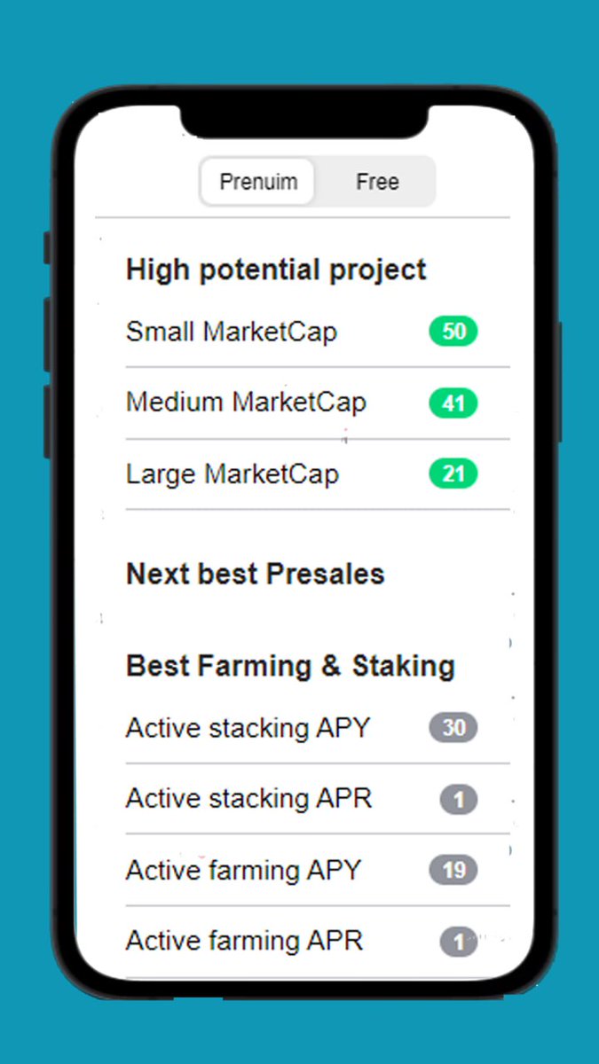 CryptoEnAfrique's tweet image. #Performance de IrisApp 

#SmallCapp
90% des projets sont au vert depuis leur listing sur IrisApp 

#MediumCap
50% des projets sont au vert depuis leur listing sur IrisApp

#LargeCap
30% des projets sont au vert depuis leur listing sur IrisApp

#IrisApp serait-il plus efficace à
