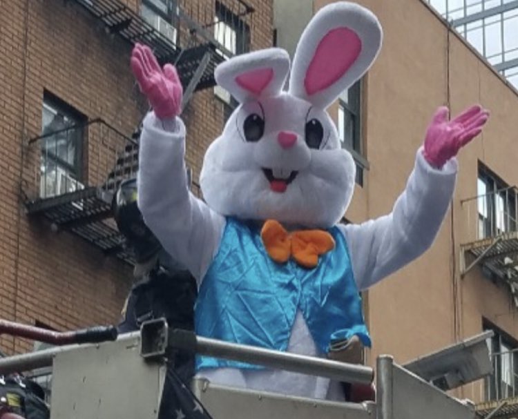 ANN (@alphasfed) on Twitter photo BREAKING: The Easter Bunny is refusing to visit New York City this Easter due to the rampant crime.
The Easter Bunny is DEMANDING that Rudy Giuliani be reinstated as Mayor along with his “Stop and Frisk” policies that kept the city so safe, per <a href="/ThePhillipHolz/">Dr. Phillip Oliver-Holz</a> BREAKING: The Easter Bunny is refusing to visit New York City this Easter due to the rampant crime.
The Easter Bunny is DEMANDING that Rudy Giuliani be reinstated as Mayor along with his “Stop and Frisk” policies that kept the city so safe, per <a href="/ThePhillipHolz/">Dr. Phillip Oliver-Holz</a>