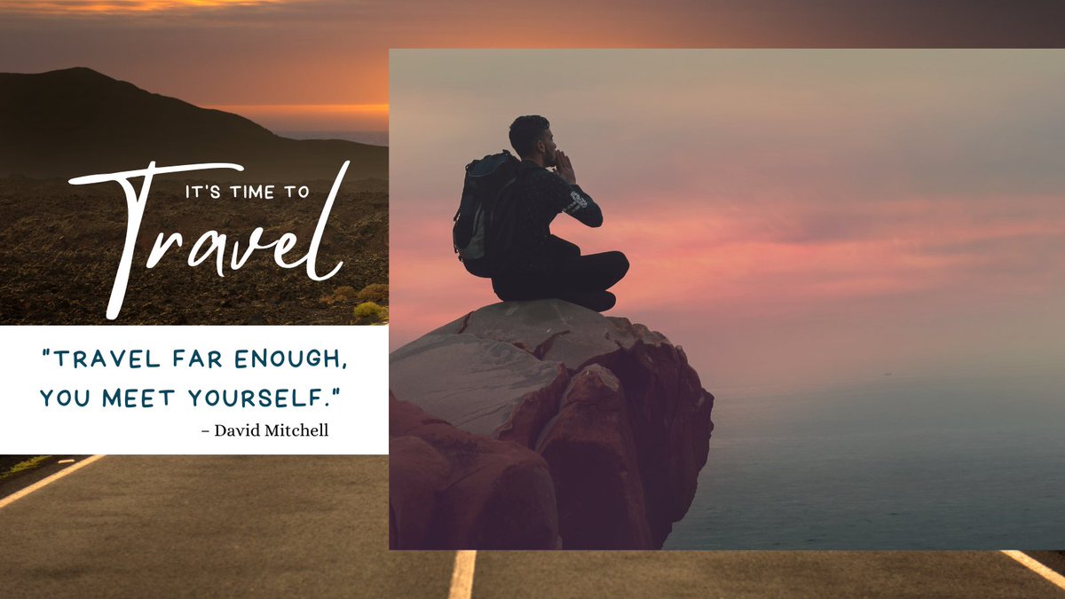Travel far enough, you meet yourself." – David Mitchell
#FindYourAdventure
#EscapeTheRoutine
#TravelTheGlobe
#TravelForTheExperience
wizootravel.blogspot.com