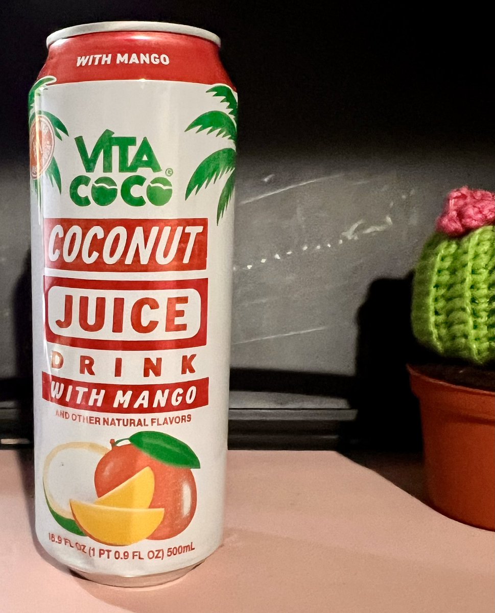 Refreshing! 🧉

Coconut and mango together tastes great, a healthy choice of a drink and a great option to  help hydrate! <a href="/VitaCoco/">Vita Coco</a>  #coconutdrink