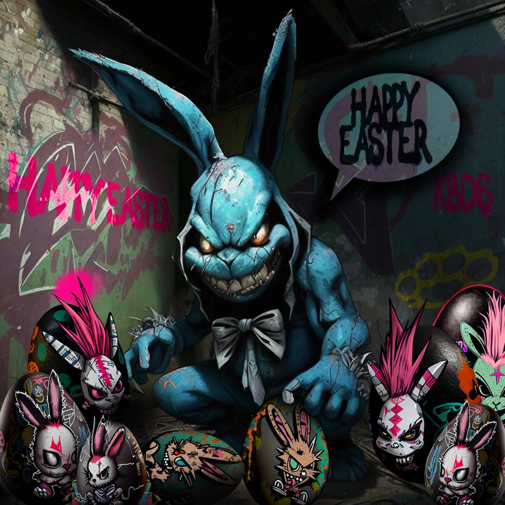 knucklebunnyds's tweet image. Happy Easter from the #KnuckleBunnyDeathSquad....did the #EasterBunny bring you your mint token??

still time to get on the list for the Year of the Rabbit mint... discord.gg/kbds

#Easter #NFTs #SolanaNFTs #NFTCommunity #KBDS #KnuckleUp