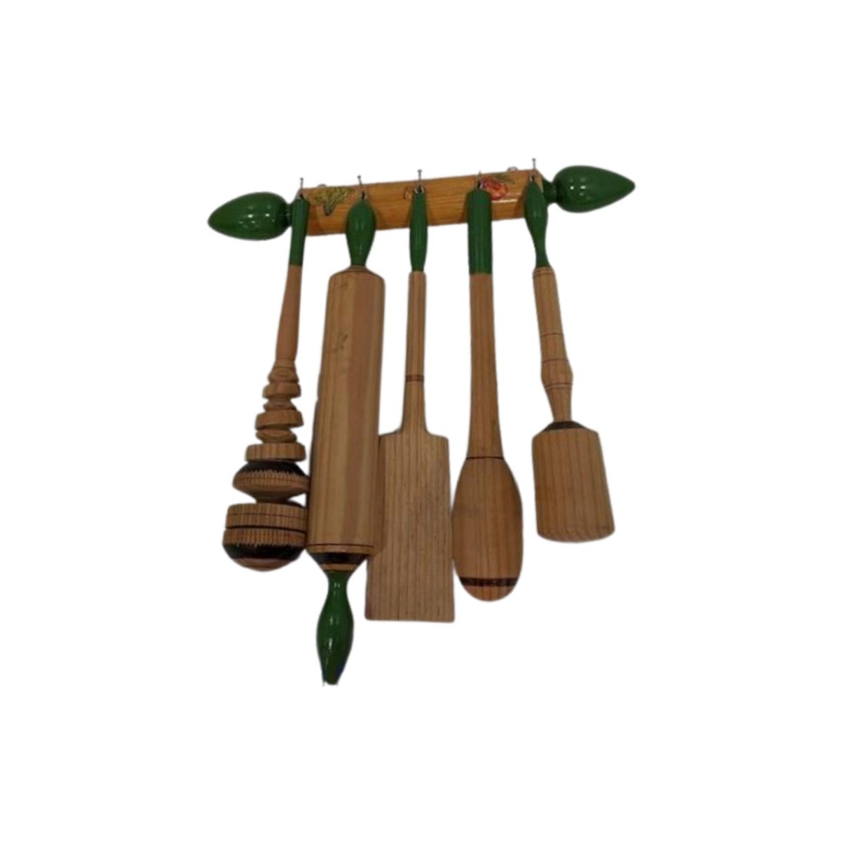 JunkYardBlonde's tweet photo. Vintage Green Handled Wooden Hanging 5 Pc Utensil Set, Farmhouse Chic, Bohemian Decor https://t.co/GZNOBpzsbJ #green #wood #junkyardblonde #gotvintage #retrokitchen #farmhouse #cottagestyle #rustic #primatives https://t.co/BbkOAkGvWu