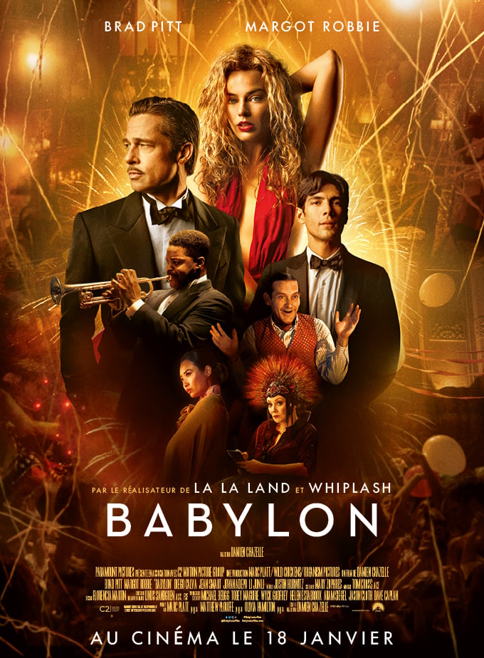 #Babylon de #DamienChazelle est un drame hollywoodien qui commence dans les années 20, à l'âge d'or d'Hollywood. La décadence du monde Hollywoodien, fêtes, drogues, alcool, déviances.... #MargotRobbie, #BradPitt et #DiegoCalva y son exceptionnels. instagram.com/p/Cq1YtiwqrjR/…