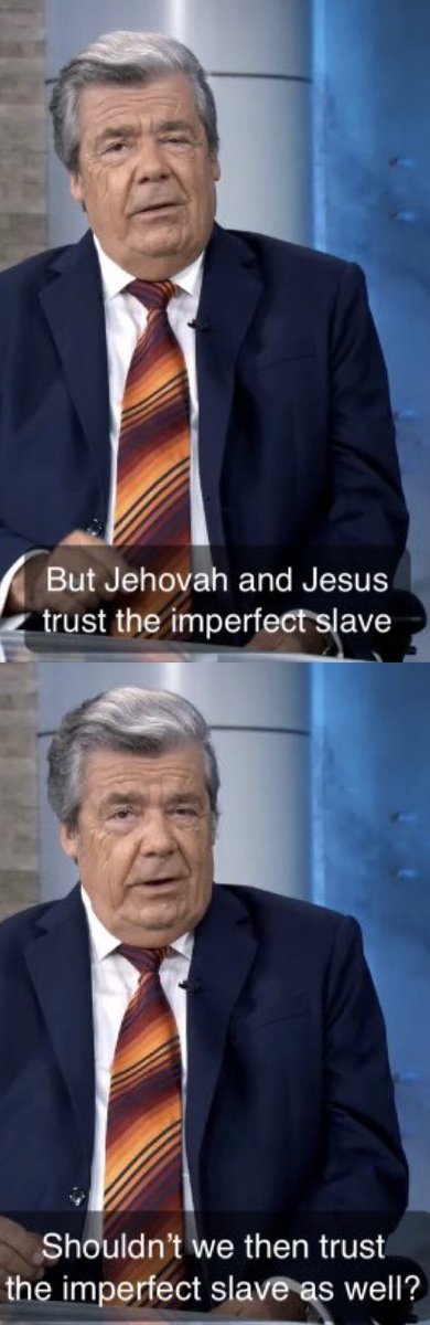 Larchwood20's tweet photo. In Gerrit Lösch’s life story he said when young he reasoned that if the Pope is not infallible, then the doctrine may be false. Now, as a member of the Governing Body of Jehovah’s Witnesses (faithful slave) who state they are not infallible, he says that they are to be trusted. https://t.co/9rTtkF0EBg