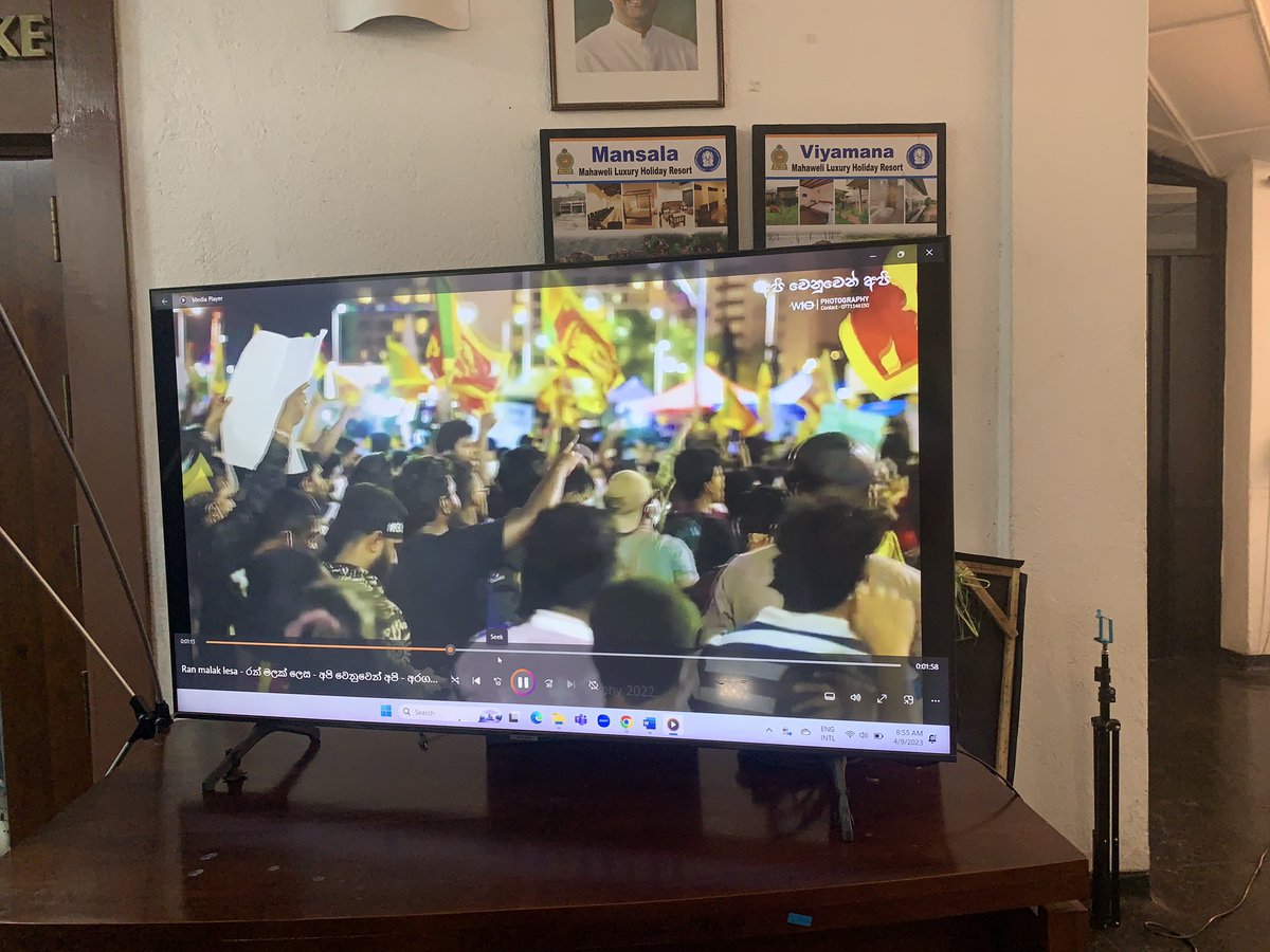 IsharaMadhu's tweet photo. The conference of ‘අරගලය දුටු ශ්‍රී ලංකාව’| அரகலய கண்ட இலங்கை | The Sri Lanka that the struggle envisioned. 
We reread the remarkable day of year 2022, The ආදරයේ #Aragalaya #April9 #GotaGoGama #SriLanka https://t.co/2WaqaNQKlX