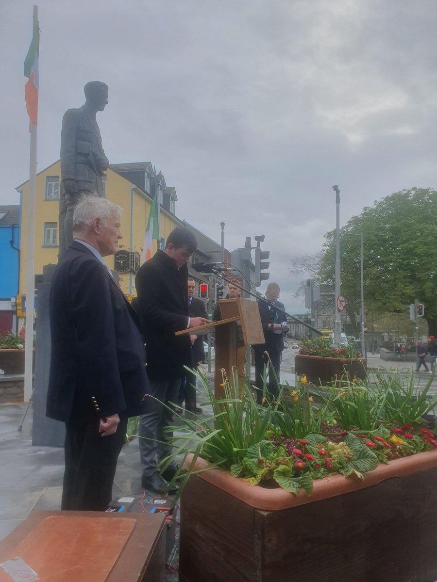 <a href="/CillianKeane1/">Cillian Keane</a> read the Proclaimation at this mornings Easter Commemoration