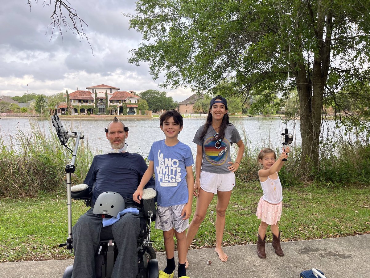 In 2014, I gave up breathing for lent... 

I'm grateful for resurrecting technology like the ventilator that has allowed me to have glorious moments like this with our family. It ain't easy, but it's awesome. 

Live the adventure.

Thanks Kyle!
