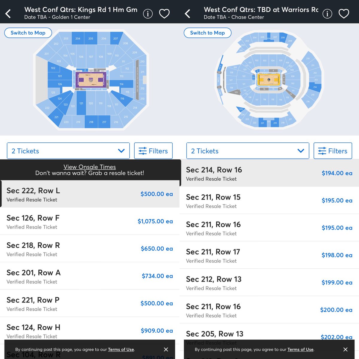 Might be cheaper to go to SF for game 3 lol