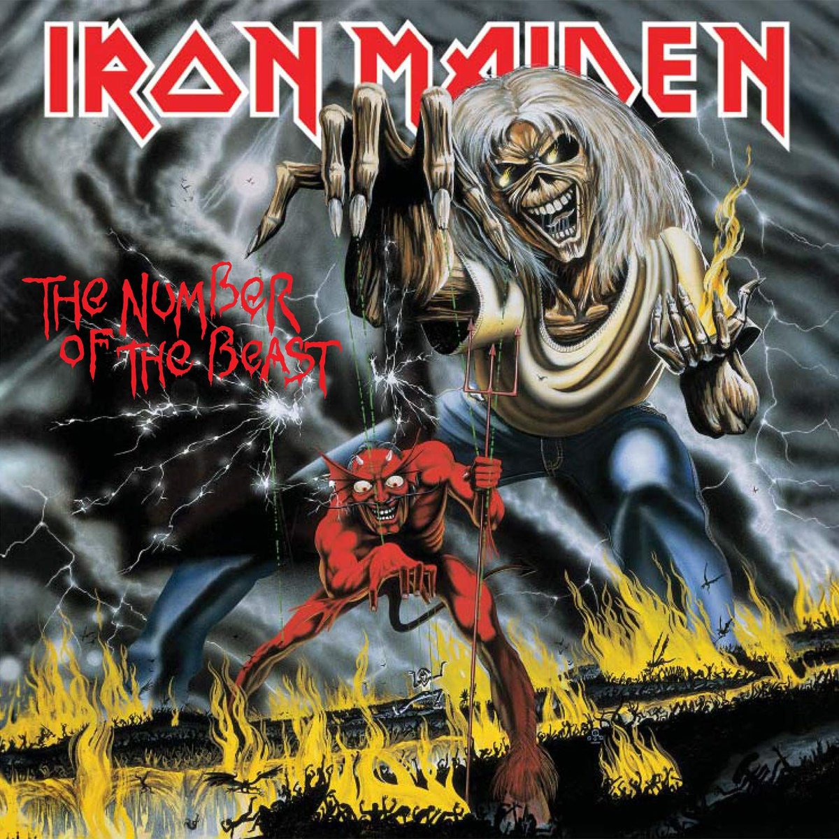 merch360's tweet photo. 🔱The Number of the Beast is Iron Maiden's third studio album. 🤘Released on 22 March 1982 in the United Kingdom by EMI Records and in the United States by Harvest and Capitol Records. 🎸The album was their first to feature vocalist Bruce Dickinson🧑‍✈️

#IronMaiden #Metal https://t.co/r1yPS6FML7
