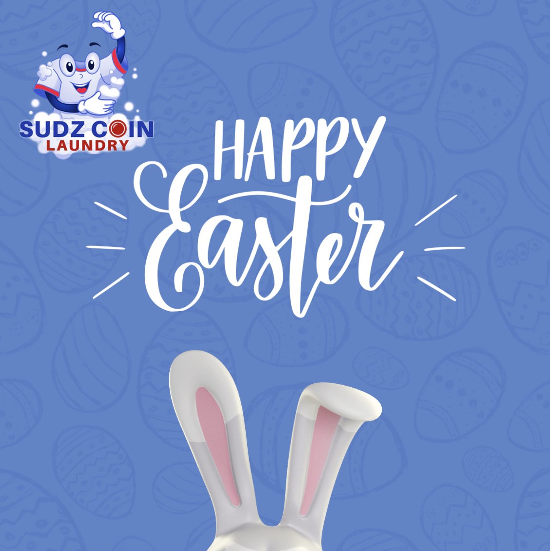 Happy Easter from All of Us  to You and Your Family!
#easter #happyeaster #easterbunny #spring #eastereggs #bunny #eastersunday #laundromat #easterday #laundry #covinalaundry #sudzcoinlaundry