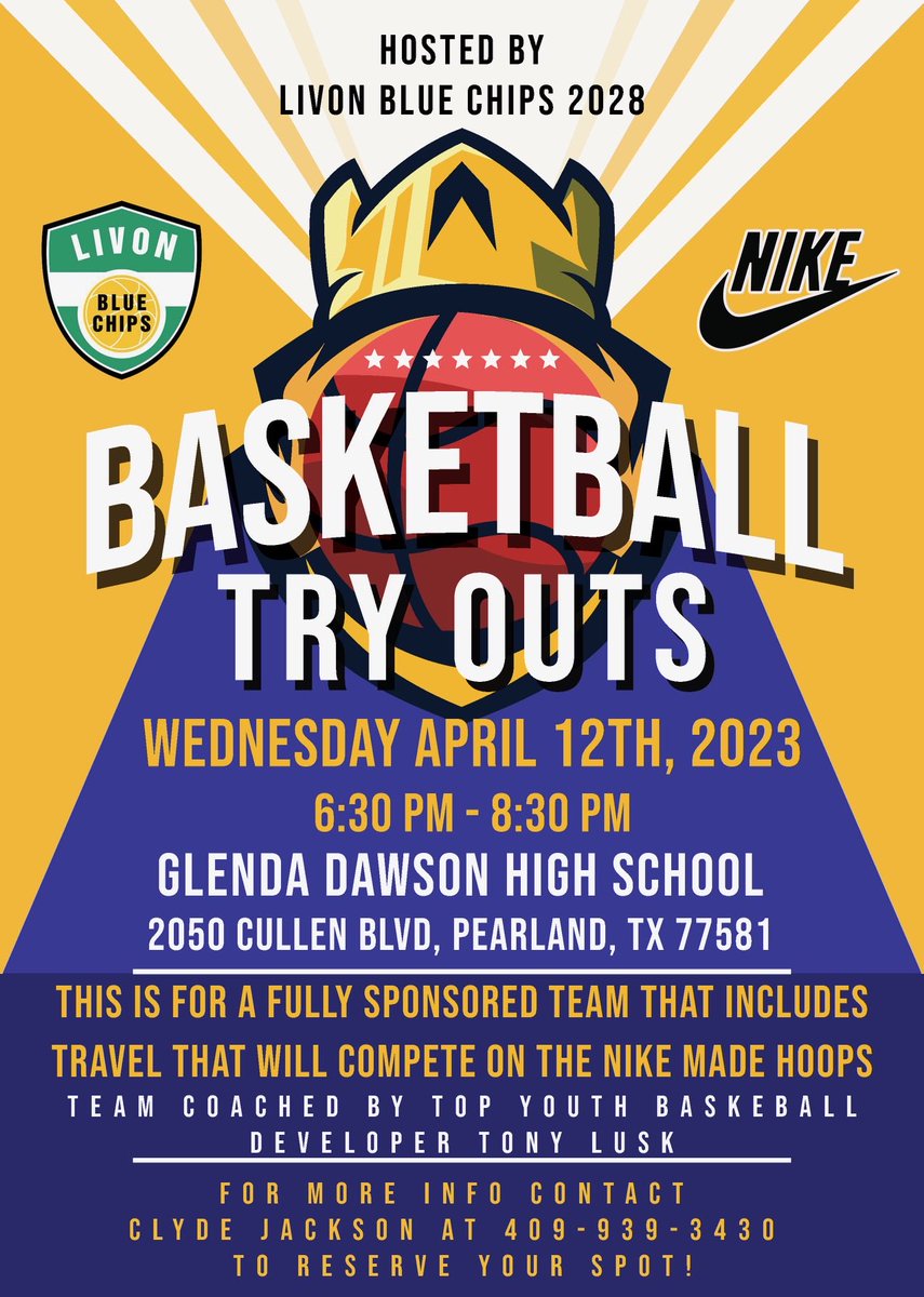 Clyde “CJ” Jackson (@bluechipsceo) on Twitter photo Come be apart of the best grassroots program in America ! <a href="/RealCoachLiv/">Randy Livingston</a> <a href="/LivOnBasketball/">LivOn Basketball</a> <a href="/madehoops/">MADE Hoops</a> Come be apart of the best grassroots program in America ! <a href="/RealCoachLiv/">Randy Livingston</a> <a href="/LivOnBasketball/">LivOn Basketball</a> <a href="/madehoops/">MADE Hoops</a>