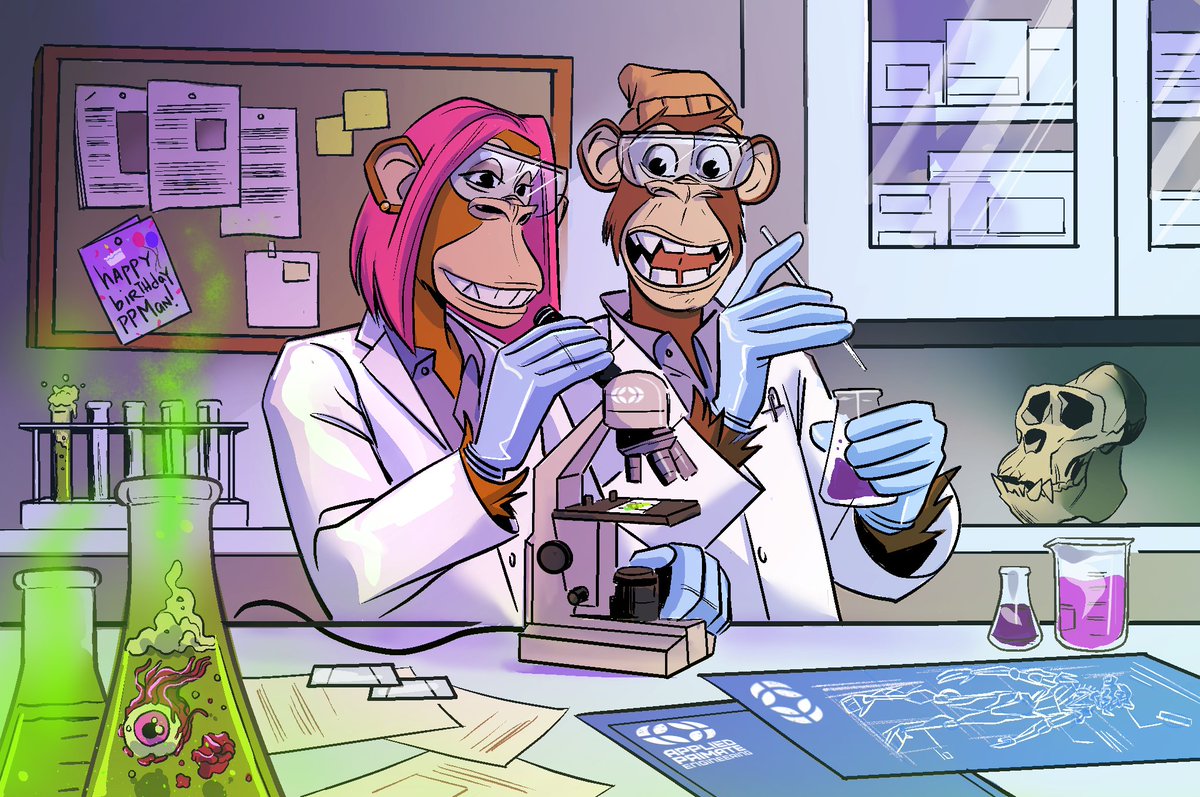 AppliedPrimate and MegaForce Sentinels: A 🧵
We are a studio who have been building in web3 for nearly a year.
Using puzzles and gaming to expand the lore of the @Boredapeyc Mega Mutants.