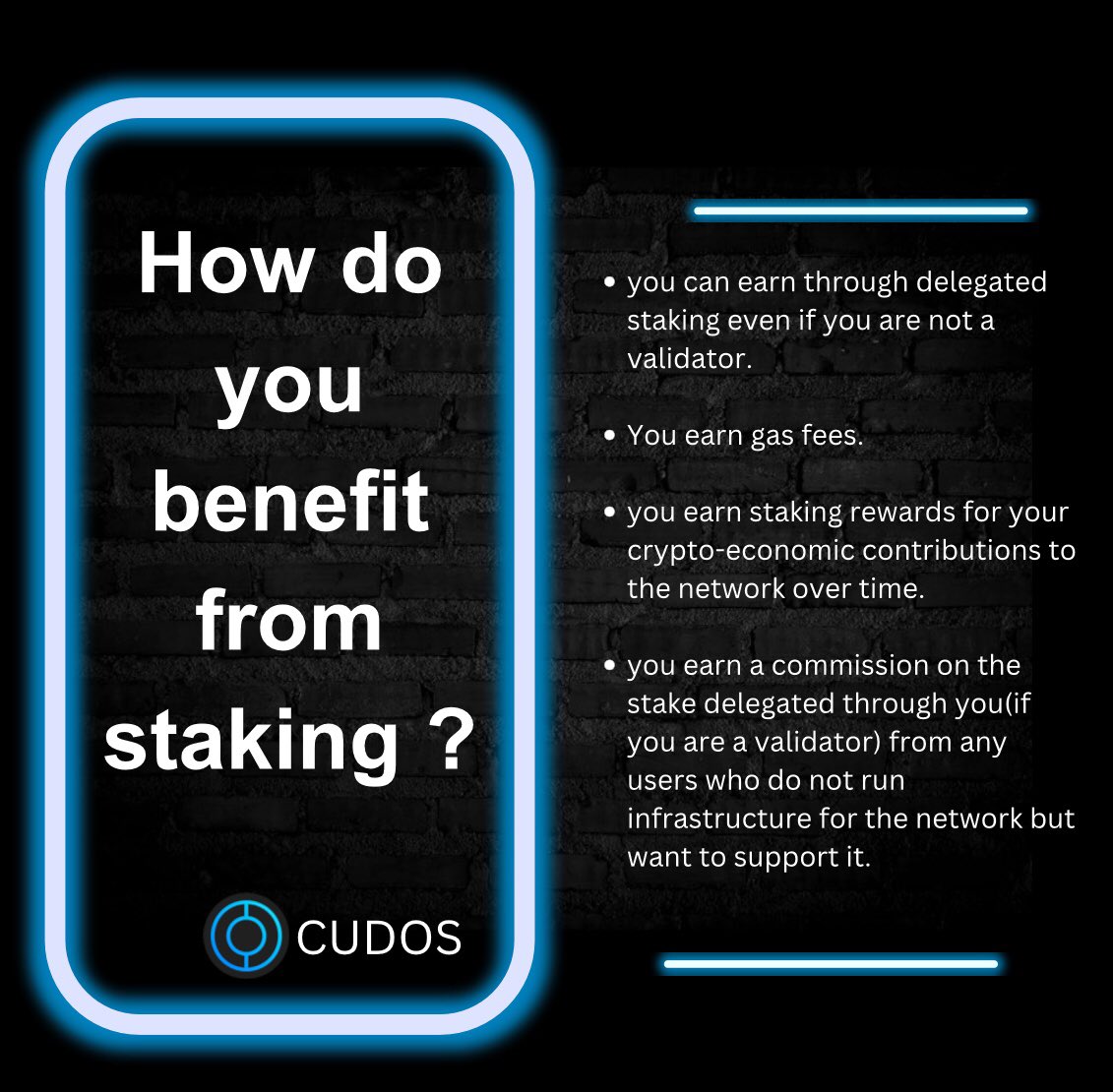 iambeejahh's tweet photo. How do you benefit from staking on $CUDOS? π
you can benefit from @CUDOS_ ecosystem and earn huge rewards by staking your #CUDOS token.
Check out the benefit of staking on @CUDOS_
π Start staking now: https://t.co/LMC6Slb0yG
#Web3 #π@CUDOS_ #CUDOS #CudosNetwork #Staking https://t.co/S7H01Dkb07