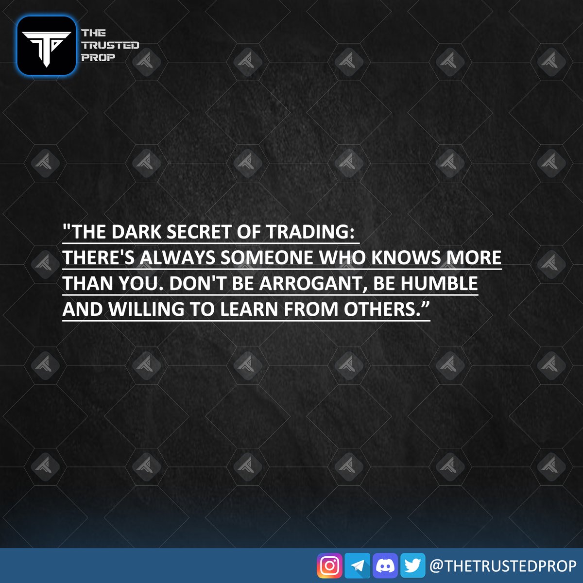 TheTrustedProp's tweet photo. #MarketPsychology
#TradingMindfulness
#ConsistencyInTrading https://t.co/QCmhJ83kTT