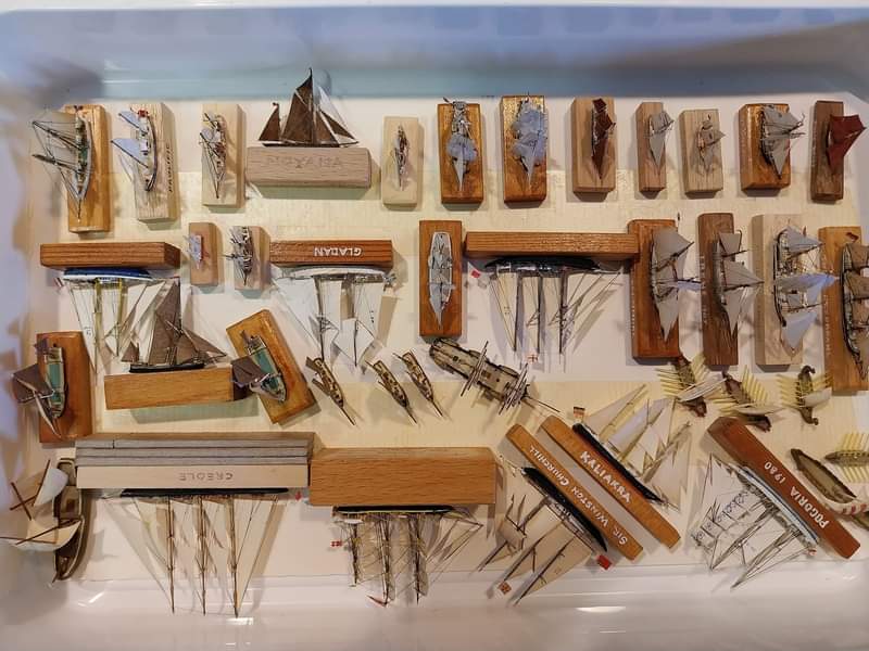 Packing #miniature #modelships & #yachts at my #studio #Gallery #minimaritimemuseum #royalyachts #tallships  @RCYard @gosport_nci @BPiniuta @OnlyBespokeUK