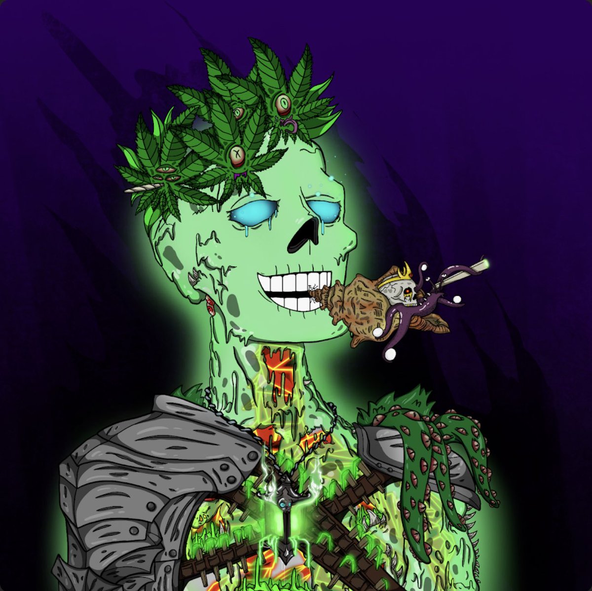 FinesseGod69420's tweet photo. Fully mutated Radioactive beauty fresh out of the #CavernCollider๐ฅ @TombStonedHS https://t.co/2OSJuuuvUX