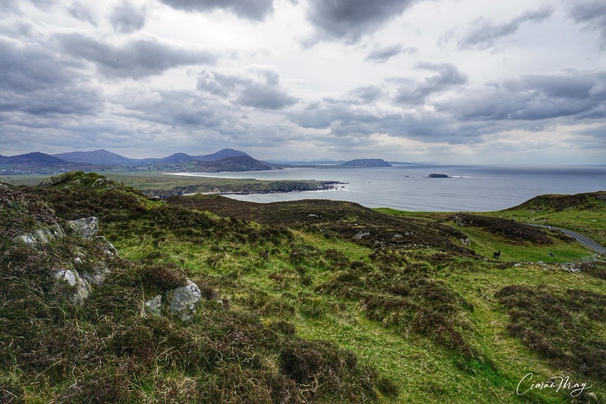 I was at the top of the known world at the weekend.
#MalinHead #Donegal in the distance.