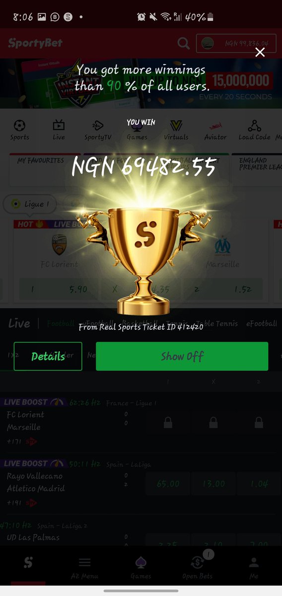 Bengrant53's tweet photo. Another win today✊🏼✊🏼. Consistency is the key to compounding @Ekitipikin 
Please follow me I will be dropping tips 10-100 odds weekends. https://t.co/O39mh31W8O