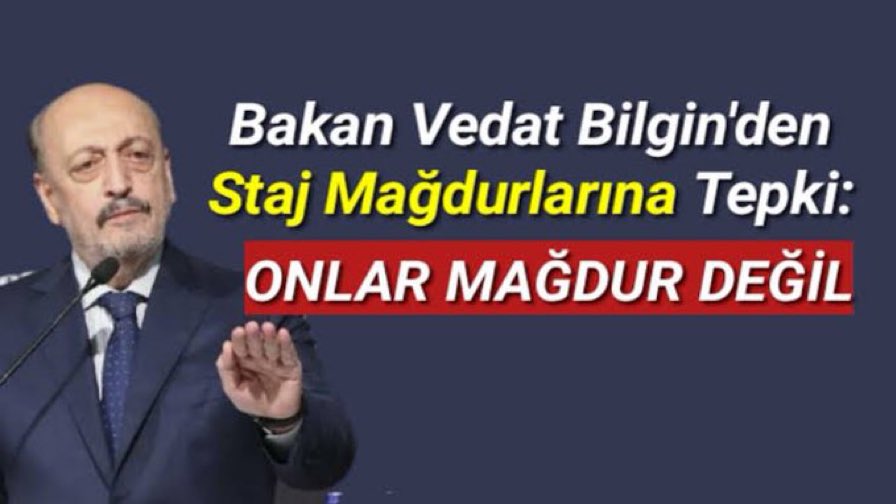 Yorum Sizin #StajyerÇırakMilletle