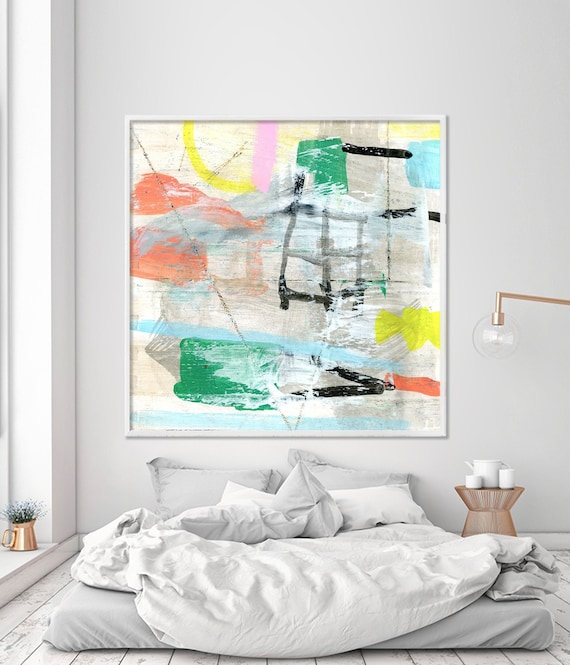 DUEALBERI's tweet image. Large abstract painting colorful Canvas, colorful etsy.me/3ukX3gu #abstractprint #printoncanvas #whiteabstract #gifthomedecor @etsymktgtool