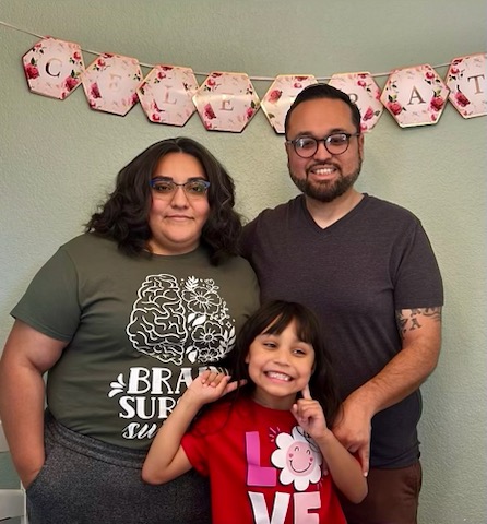 Fredyoe's tweet photo. Last Easter we were in the neuro ICU (day 1 of 13) and my wife was recovering from brain surgery. It was a challenging year but with help from family and friends our family is able to enjoy today. #brainsurgery #brainsurgerysurvivor #narcolepsia #narcolepsy https://t.co/oEwYao3dQe