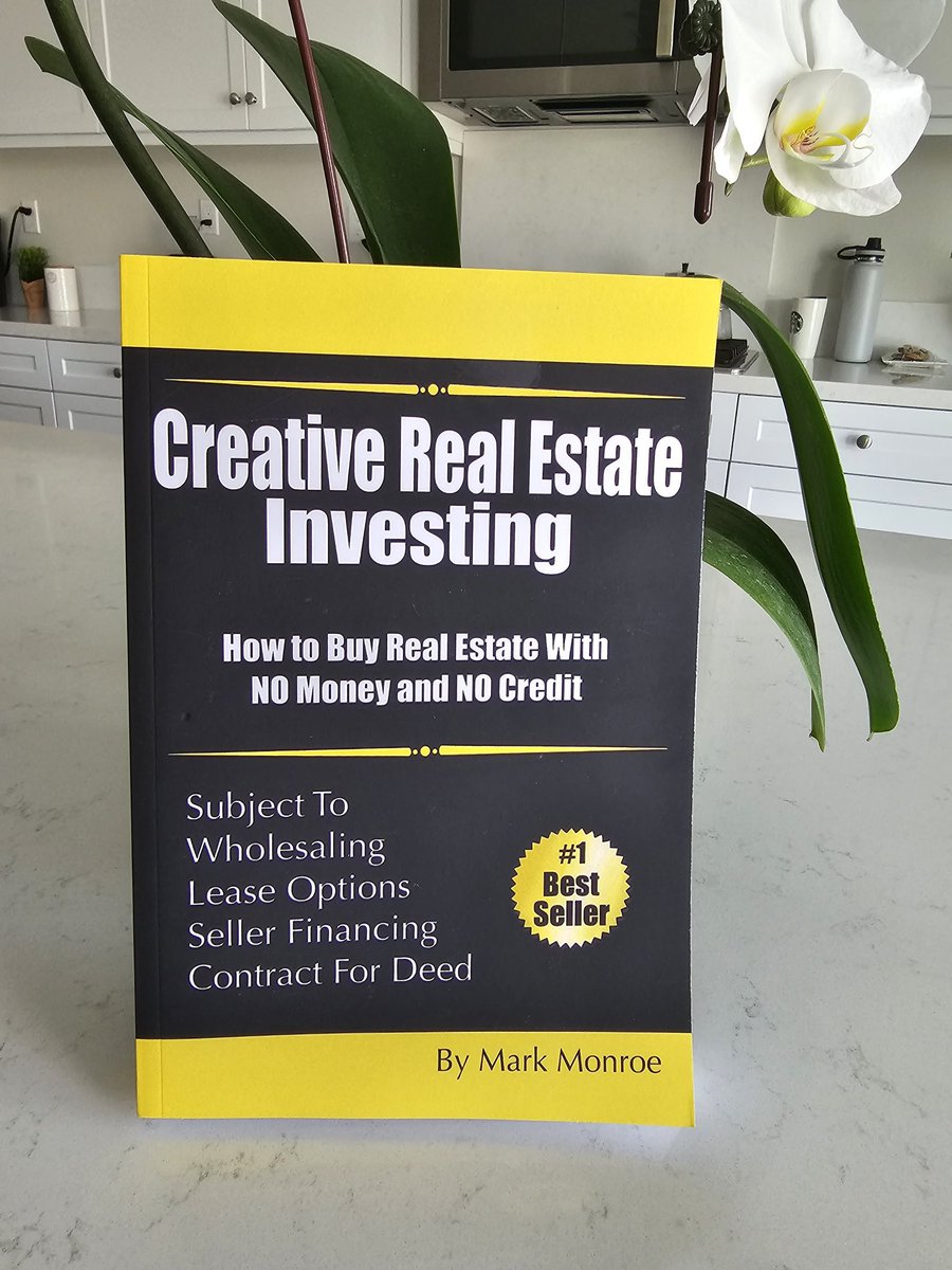 markmonro's tweet image. Order on Amazon #creativerealestateinvesting #sub2 #leaaeoptions #renttoown #realestateinvesting #realestate