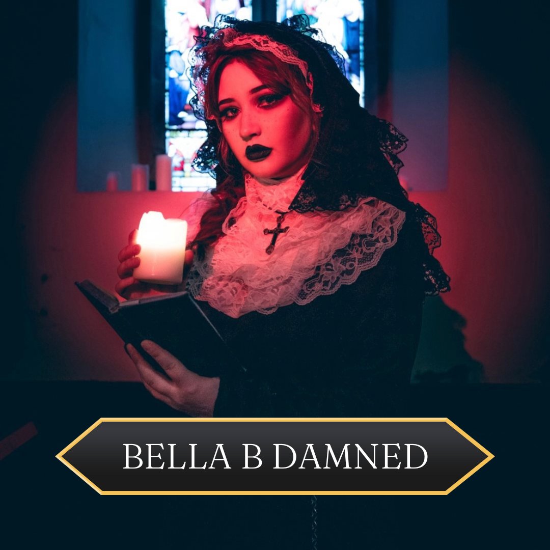🔴PERFORMER ANNOUNCEMENT🔴

Come see the oddity that is Bella B Damned! This curious creature enjoys merging the weird and the alluring. Be bewitched, be tickled, be Damned! Just don’t look away…

Tickets: eventbrite.co.uk/e/ken-may-2023…