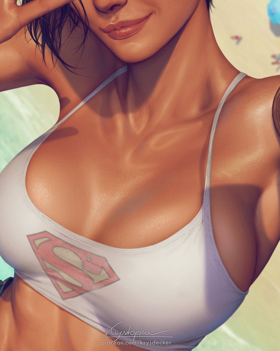 krys_decker's tweet photo. Hey everyone, here's my version of Lara Lane-Kent (aka #Supergirl )!

I wanted to do something a bit different than the usual "standing there with uniform" and it's always fun to make those casual outfits. So why not have her enjoying a bit of beach time

Hope you guys like it! https://t.co/kDyzZ1AdSj
