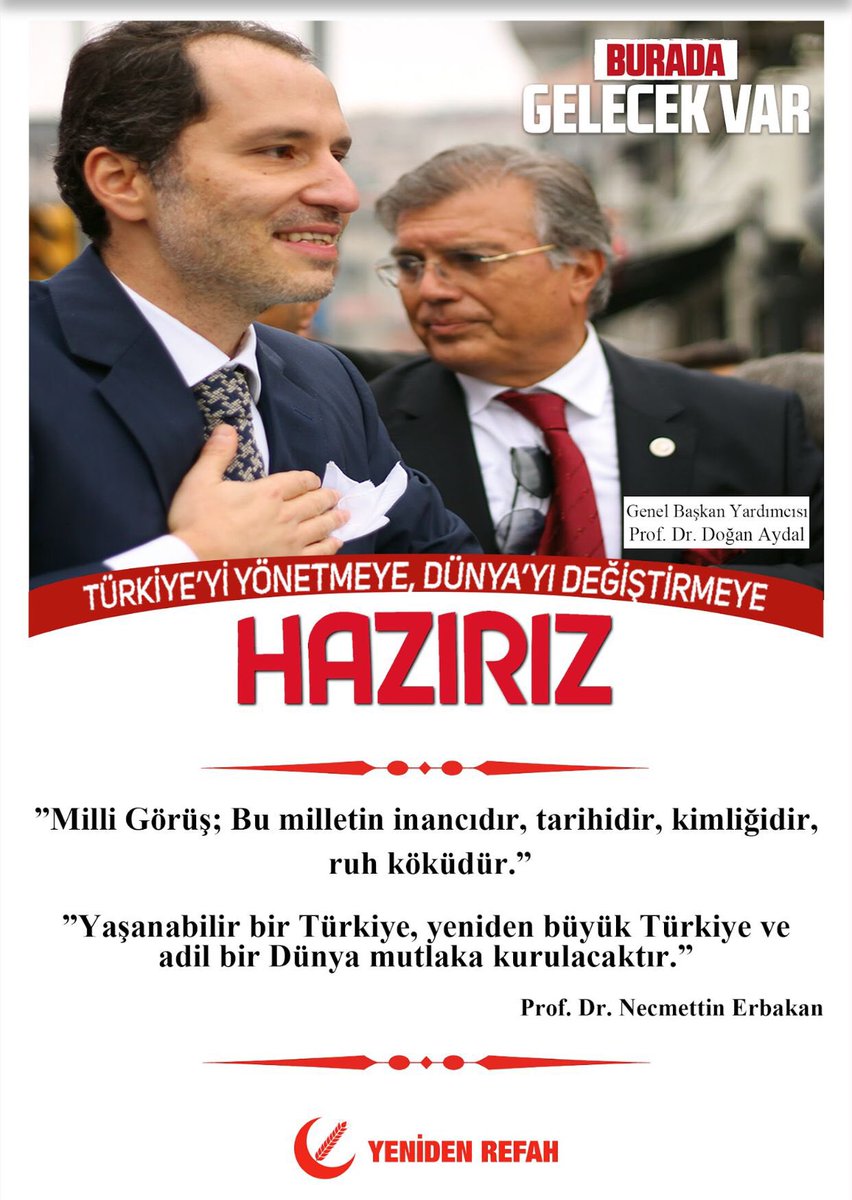 prof_aydal's tweet photo. İSTANBUL 2. BÖLGE
1. DR. MUHAMMED ALİ FATİH ERBAKAN
2. PROF. DR. DOĞAN AYDAL
……
HEP BİRLİKTE TBMM’NE İNŞALLAH https://t.co/VFpqZFL88C