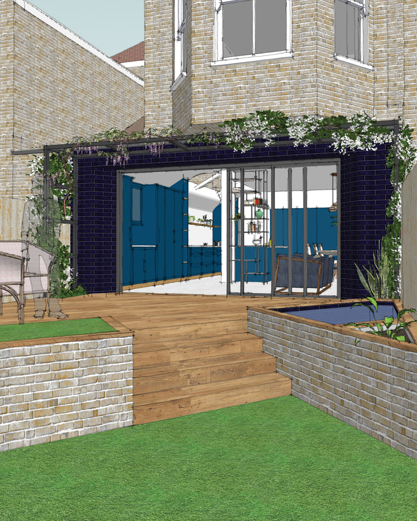 We continue our love of colour in architecture with our use of blue. 🔵​​​​​​​​​
Deep blue interiors have recently grown in popularity, but with our project in Herne Hill we decided to extend this cool colour to the exterior cladding. 

We used glossy… instagr.am/p/Cq08NMqpUCD/