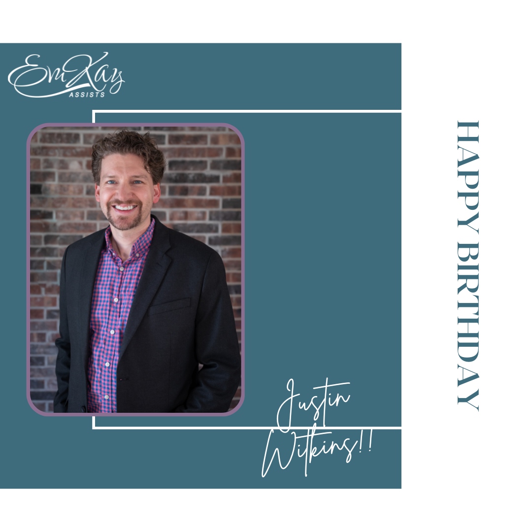 EmKayAssists's tweet photo. Happy Birthday to Justin with RE/MAX Preferred - The Witkins Realty Team! Have a fantastic day 🥳🤩🎂 

#EmKayAssists  #HappyBirthday #RealEstate #TransactionCoordinator #clientappreciation https://t.co/dTEkTuo2Mv