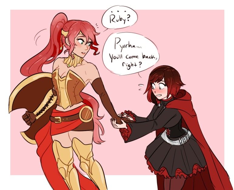 🌹: Any Pyrrha's interested in doing my favorite ship?