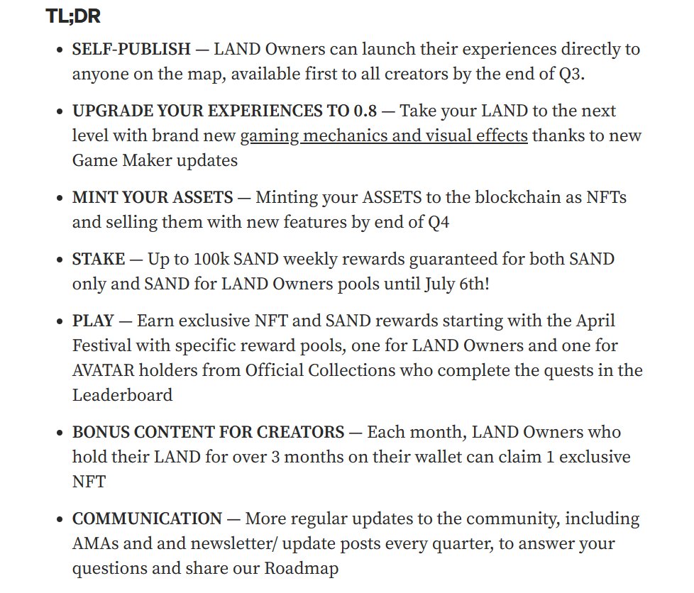 WishyWashyLC's tweet photo. bullish to build with #sandfam 💙

2023 is going to be awesome🙌 https://t.co/ALvnBJ2PGd
