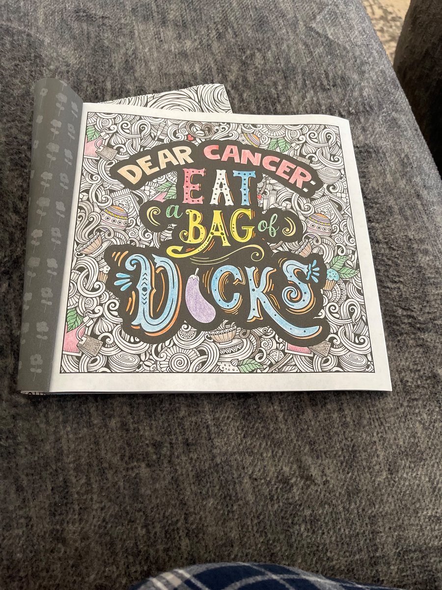 Web1John's tweet photo. So my daughter got me a coloring book for when I am in treatment. I love it. https://t.co/5gj8l9EkbX