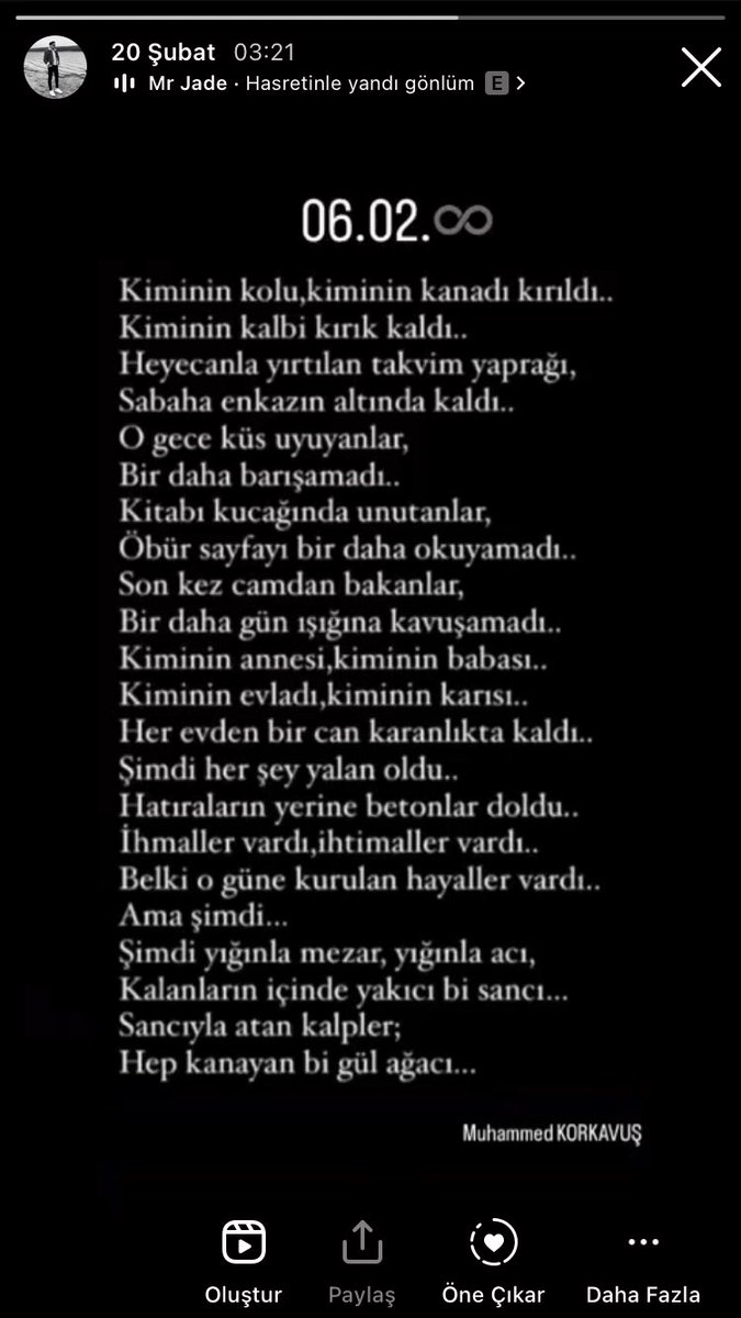 Muhammetkrkvs's tweet photo. 06.02.♾
#Kahramanmarasdeprem 
#hayat
#Gaziantep 
#Diyarbakir https://t.co/ffSvdt0giy