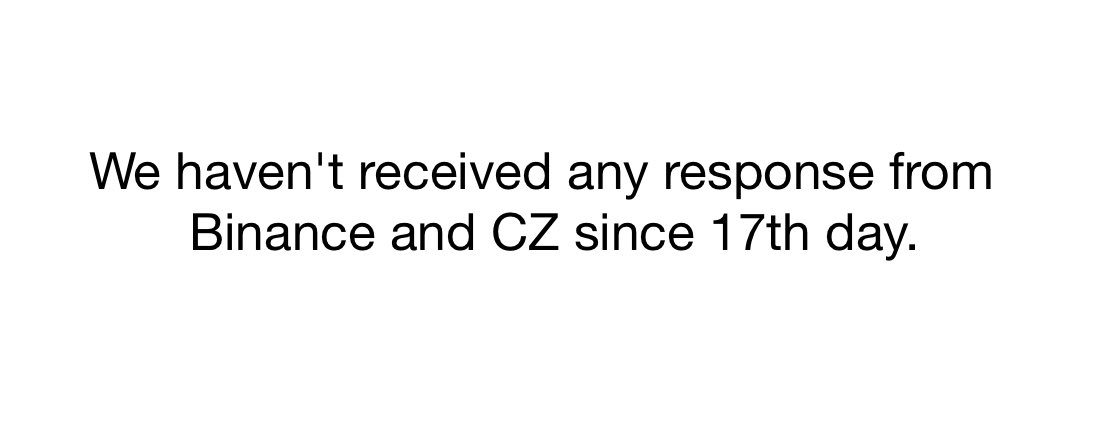 Crypt0Notice's tweet photo. Today is the 15th day that Binance is avoiding answering our questions! The truth will be known by everyone.

#binance   #sxp #bnb   #btc  #ETH #Crypto @CFTCbehnam @cz_binance @CFTCjohnson @binance @GaryGensler  @heyibinance @YourAnonNews @squad3o3 @elonmusk @CFTC @KimDotcom https://t.co/56F79NzkHt