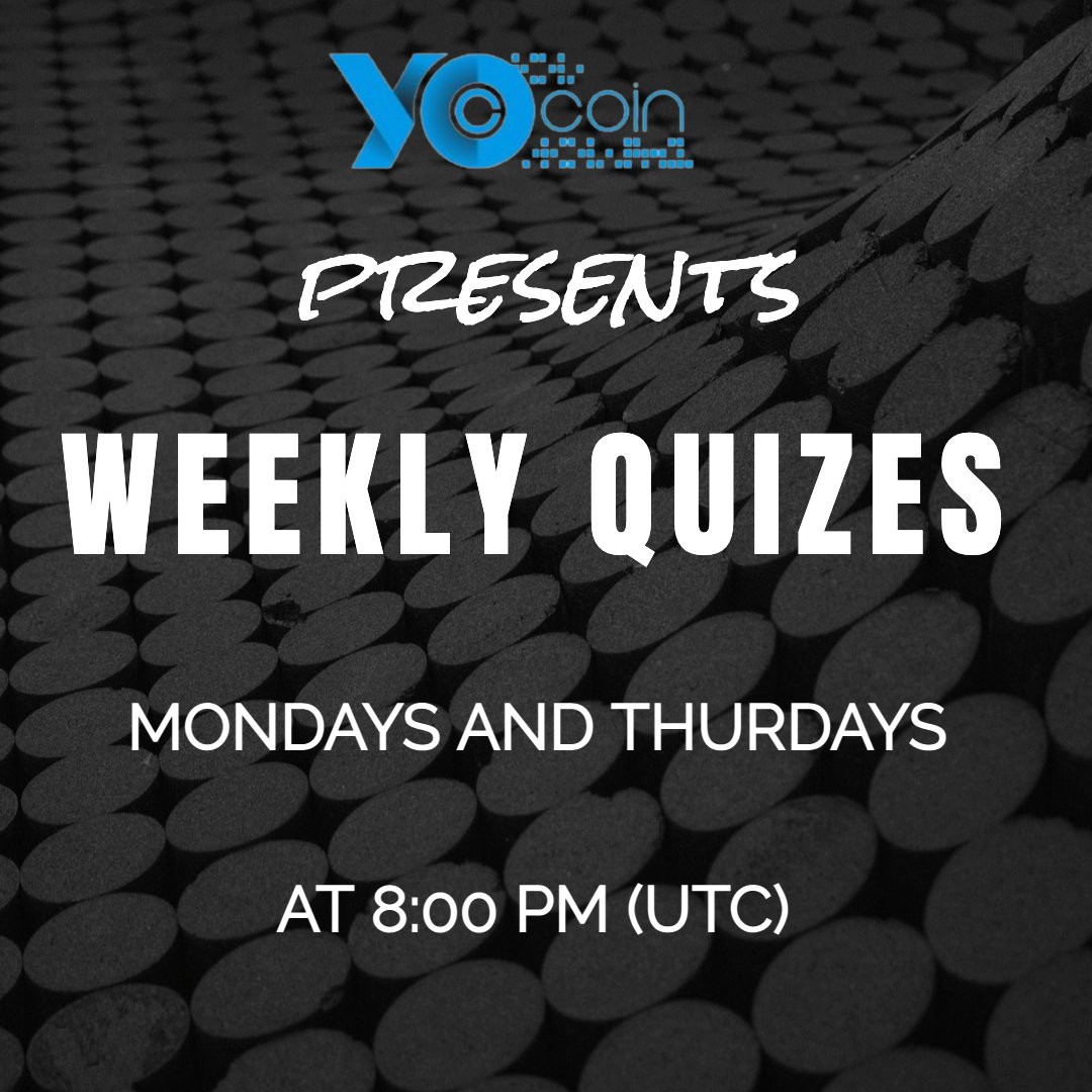 YocRevolution's tweet image. YoCoin is back with Weekly quizes for all our mind blowing and sharp community.🔥

Do not forget to take part and get a chance to WIN exciting prizes!💯

#YoCoin #YoWorld #YocRevolution #urbandictionary #crypto #metaverse #cryptocurrency #cryptotrading #bitcoins #ethereum #nft