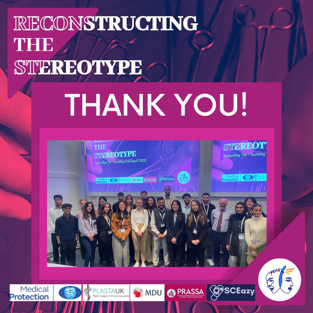 ICPlasticSurg's tweet photo. A huge thank you to our speakers, demonstrators, delegates and sponsors for our RTS conference last weekend 🔗 if you’d like to be part of the team that put on our fantastic conferences, keep an eye out for upcoming elections 🗳️
#reconstructingthestereotype #RTS #iPRAS https://t.co/l6E6utOdYB