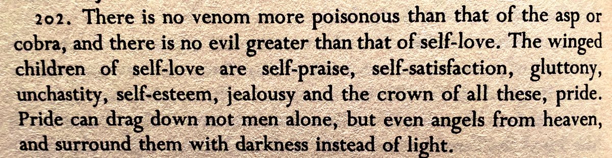 So much for self love.