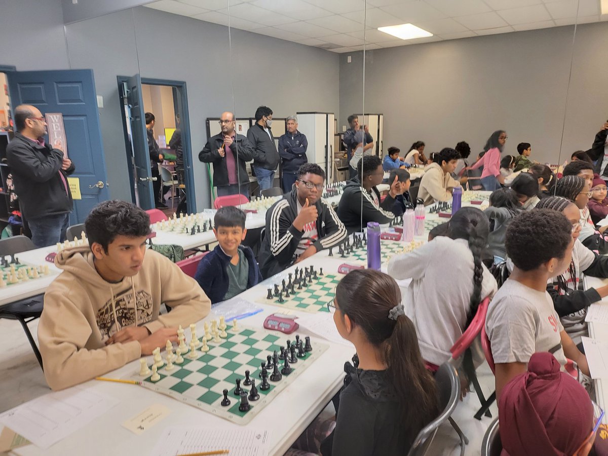 atomicsci16's tweet photo. @smmspirates1 Stone Mountain Middle School's Best &amp; Brightest, compete at the Georgia Chess Association Scholastic Tournament, on Saturday,  April 8th, 2023. Great minds at work to bring home a win! Go Team! https://t.co/LKIkP5AH27