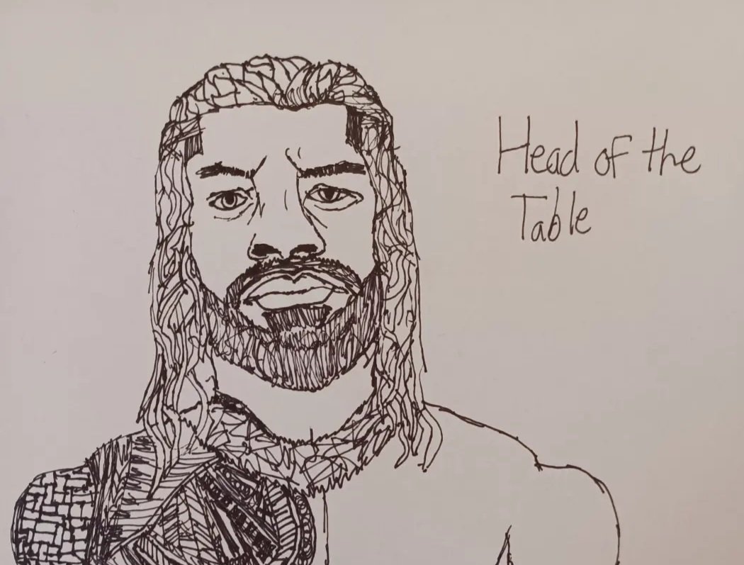 theorangeopera's tweet photo. Some new wrestling drawings from my 11 year old Van. I love his style. @WWERomanReigns @DMcIntyreWWE @WWE https://t.co/SjngelMccD