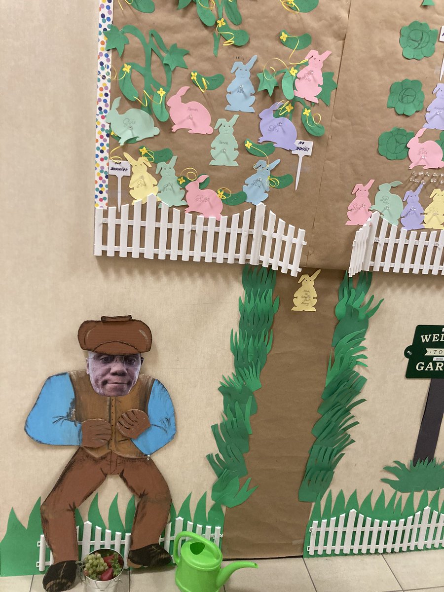 My idea of a credit score board for the month of April is causing a lot of laughs! Mr McGregors garden is getting invaded by bunnies for every credit app my team processes!