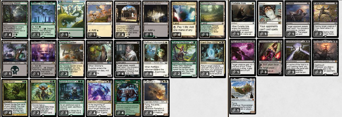 SanPop_mtgo's tweet image. Double quequed Modern and Pioneer Challenges,
Top8ed both and lost in final in Pioneer.
Could not join Pauper Challenge sadly because i was playing already 2 top8.