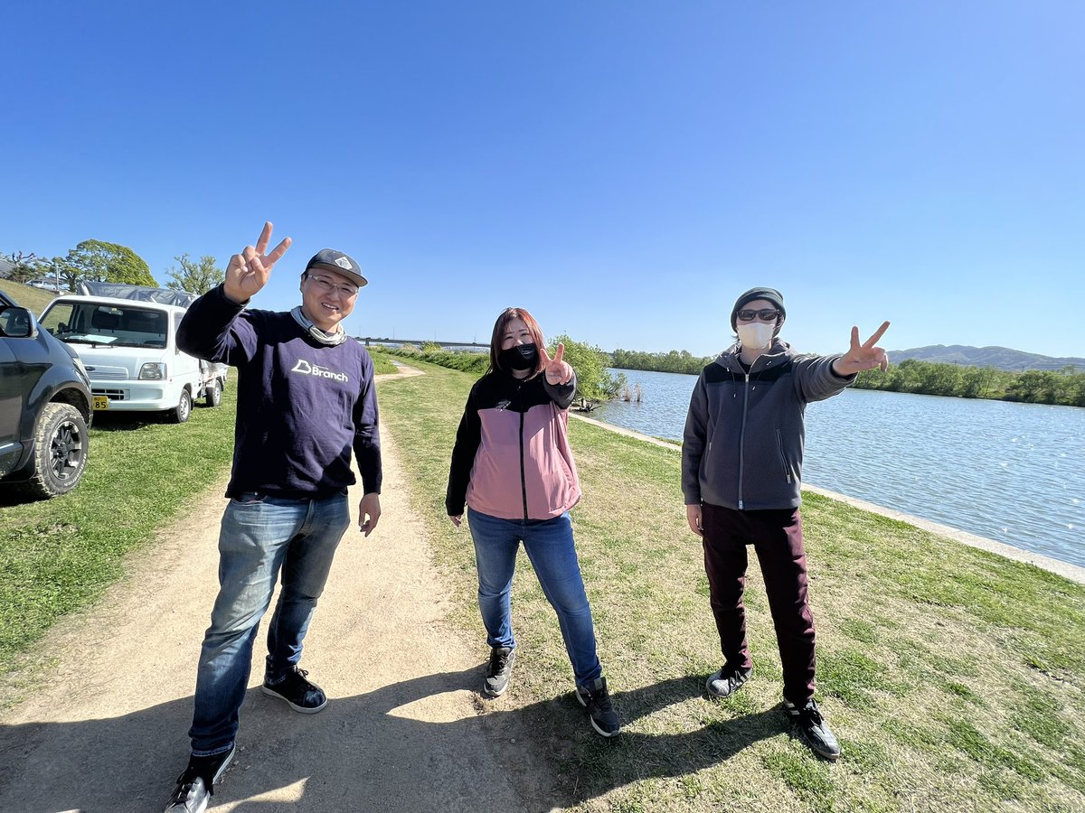 77syochan's tweet photo. WJBT第二戦mibro CUP⚔
結果は完敗でしたが最高に楽しい1日でした🎣
今回の相方はダイスケニキと🐵
1日中なにかと起きる第二戦でした🫢
皆様お疲れ様でした‼️

#WJBT
#遠賀川
#バス釣り https://t.co/aYKWIOrkED