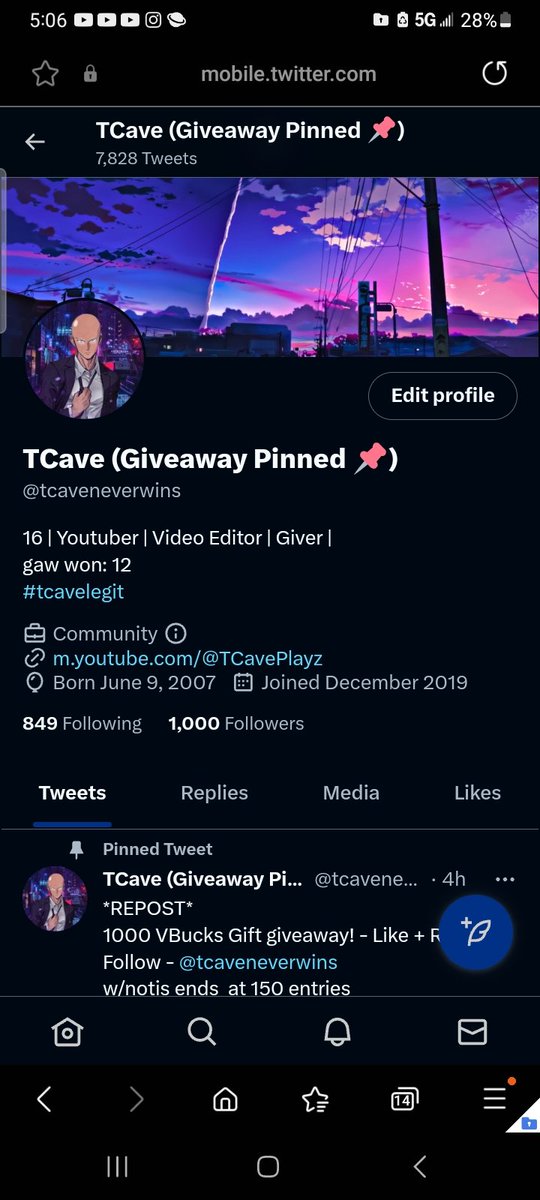 tcave0's tweet photo. #CaveFam we did it ๐ญ๐ญ
TYSM to all of you wonderful people and this incredible community. I love you all and expect something big coming soon ๐๐๐ https://t.co/ZGYO9VaOmj