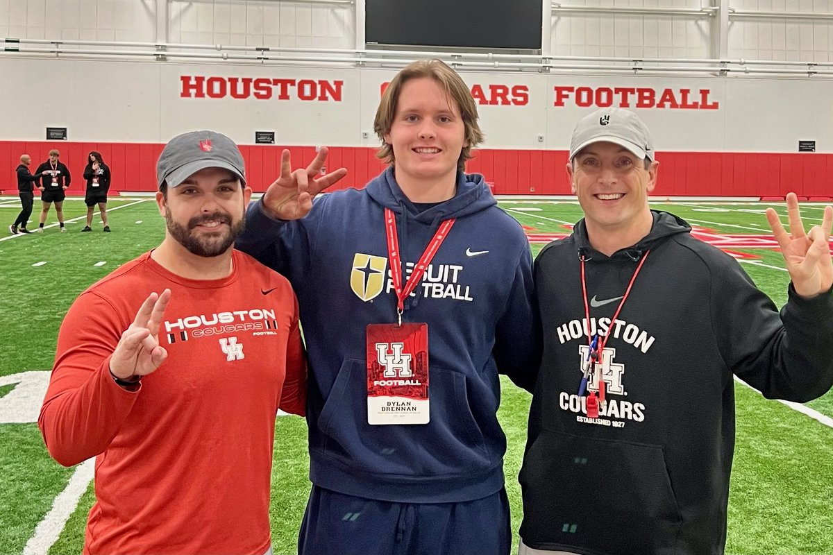 Dylan Drennan (@dylandrennan24) on Twitter photo I had a wonderful time <a href="/UHCougarFB/">Houston Football</a> spring practice on Friday! Thank you <a href="/C_Forestier1991/">Christopher Forestier</a> and <a href="/CoachMCScott/">Mark Scott</a> for letting me come out and experience the spring practice. I canβt wait to be back soon!! <a href="/CoachBHickman/">Coach Brandon Hickman</a> <a href="/KickExposure/">Kicking Exposure by Scott Blanton</a> I had a wonderful time <a href="/UHCougarFB/">Houston Football</a> spring practice on Friday! Thank you <a href="/C_Forestier1991/">Christopher Forestier</a> and <a href="/CoachMCScott/">Mark Scott</a> for letting me come out and experience the spring practice. I canβt wait to be back soon!! <a href="/CoachBHickman/">Coach Brandon Hickman</a> <a href="/KickExposure/">Kicking Exposure by Scott Blanton</a>