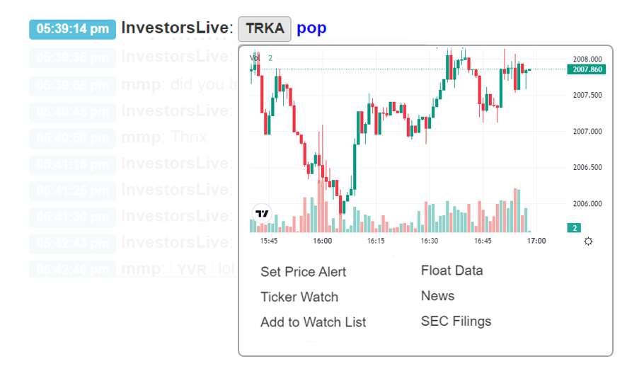 smugfranklin's tweet photo. @DayRanger @InvestorsLive Thank you. the idea here isn't for a full featured chart but just to get enough info to know if its really worth looking more into when lots of tickers are being posted and focus is on main watches.  here's an example using  the current right click https://t.co/MB5La48v9j