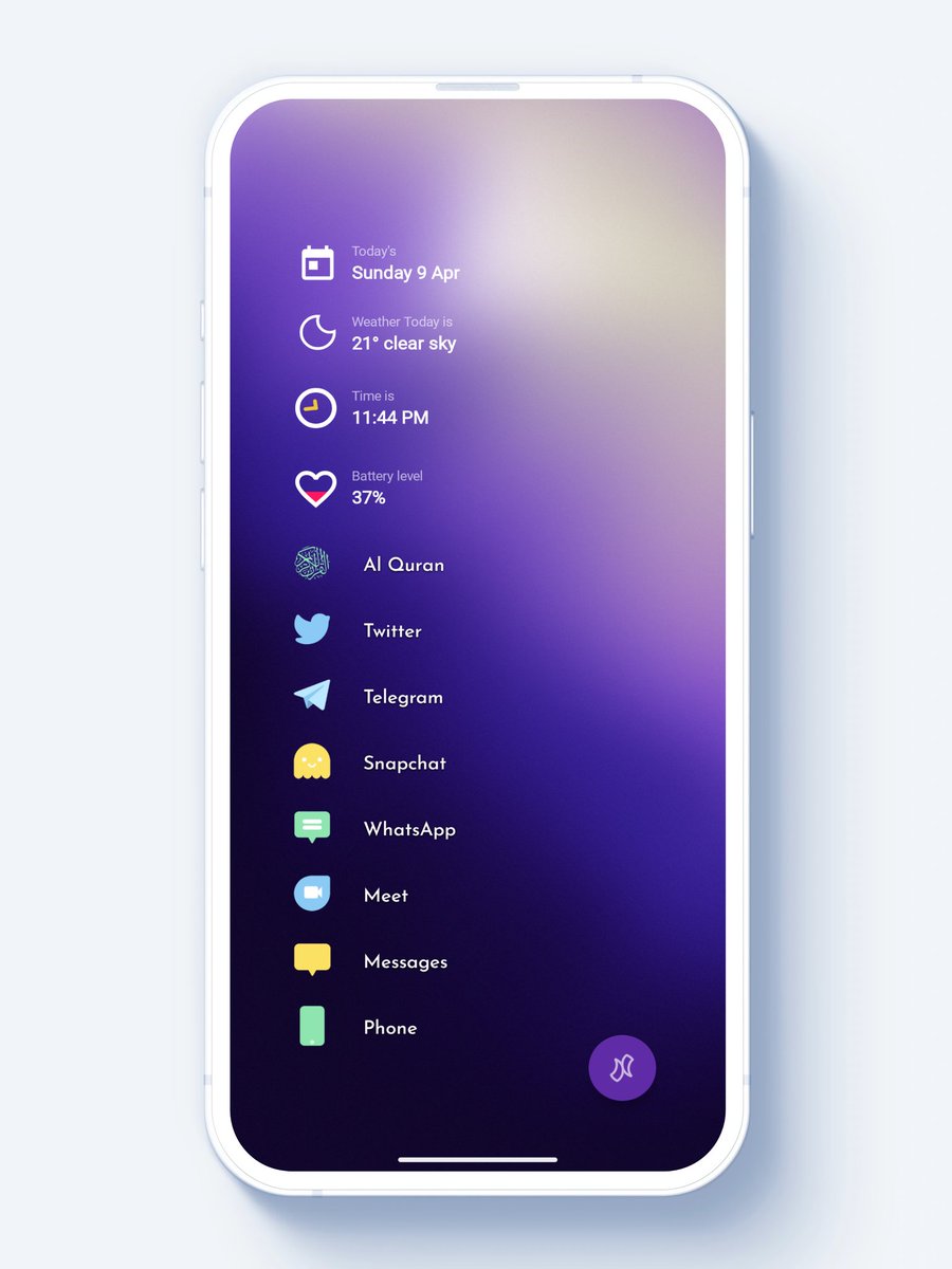 Shxh152's tweet photo. Clean Purple  @Shxh152 

• Launcher: @NiagaraLauncher 
• wall: @ParadoxStudioIN 
• Icon: Kecil @DreamOn3T 
• Widget: Rainbow kwgt @EduardoB5to
•Template: @nalankang1 

#aahomescreens @AndroidAuth https://t.co/LoQRMAkAcV