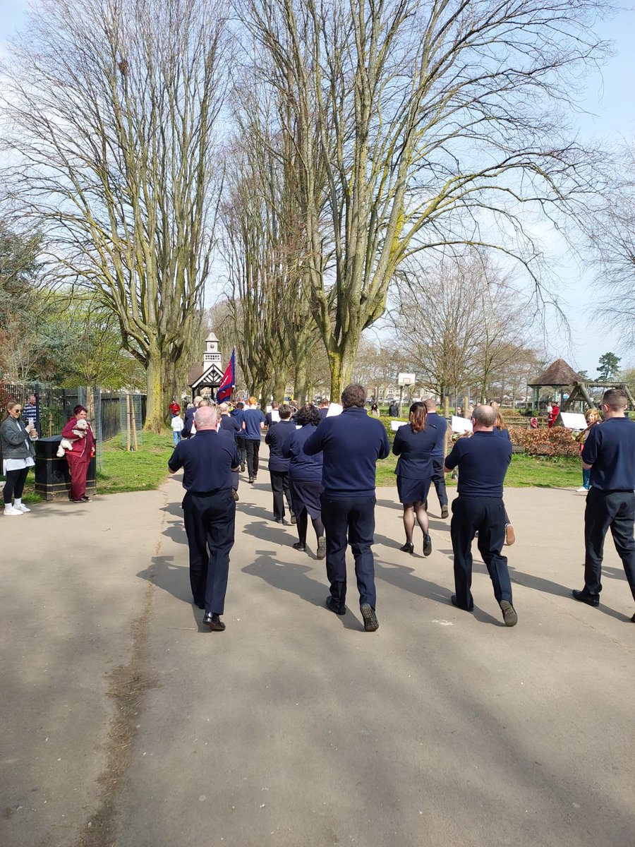 Happy Easter 🐣 Love that I got to March alongside my brilliant nephew Joshua in his first March with <a href="/staplehillband/">Staple Hill SA Band</a> reminding people of the good news of Easter